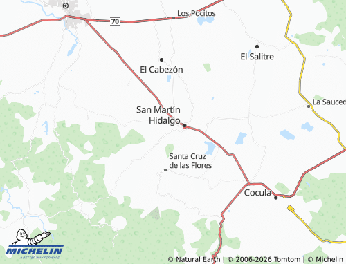 MICHELIN Llano Chico map - ViaMichelin