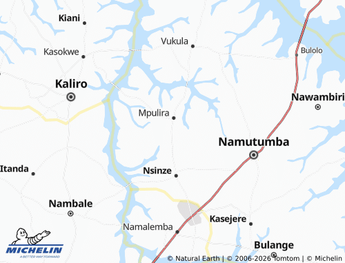 Mapa MICHELIN Kibaale - ViaMichelin