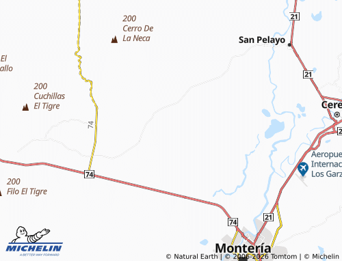 Mappa MICHELIN Sincelejito - ViaMichelin