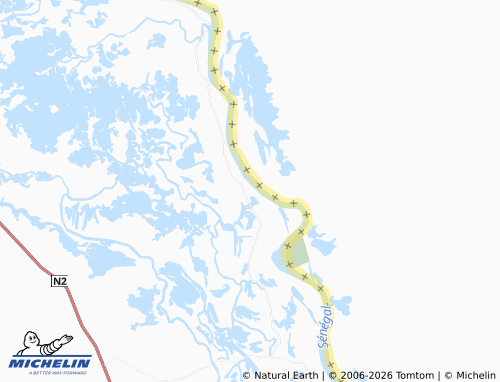 MICHELIN-Landkarte Nguiguilone - ViaMichelin