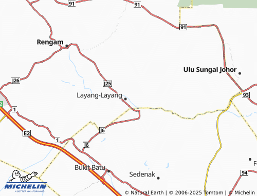 MICHELIN-Landkarte Kampung Paya - ViaMichelin