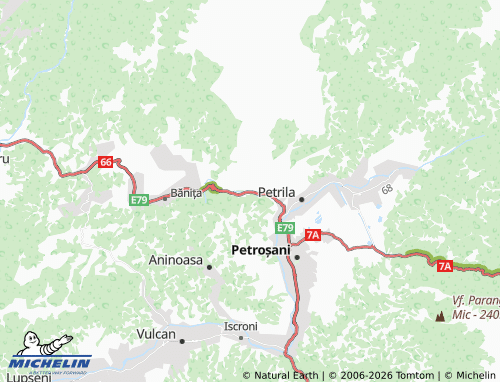 Carte MICHELIN Peștera - ViaMichelin