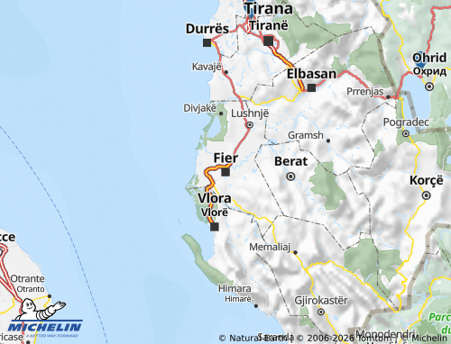 Mapa MICHELIN Fier - ViaMichelin