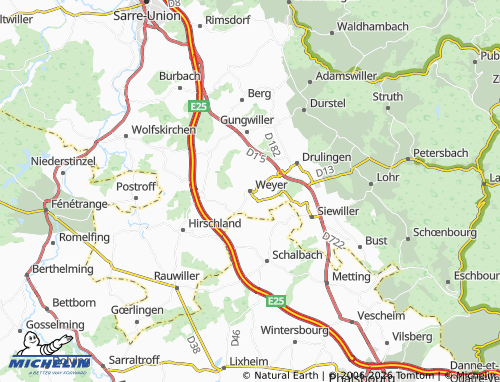 MICHELIN Weyer map - ViaMichelin