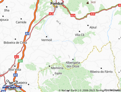 MICHELIN Lameirão map - ViaMichelin