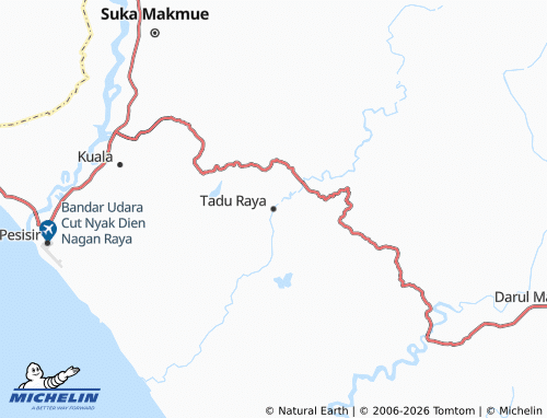 Mapa MICHELIN Tadu Raya - ViaMichelin