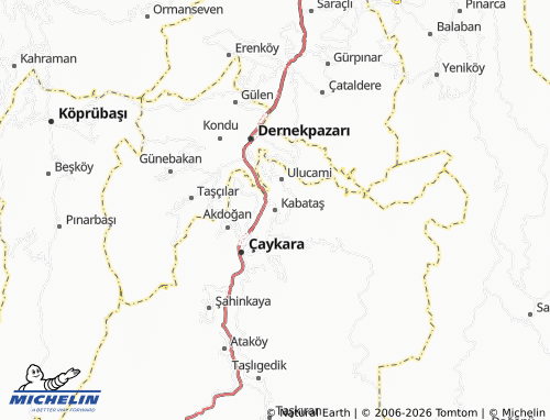 Mappa MICHELIN Kabataş - ViaMichelin