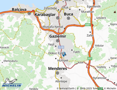 MICHELIN Atıfbey map - ViaMichelin