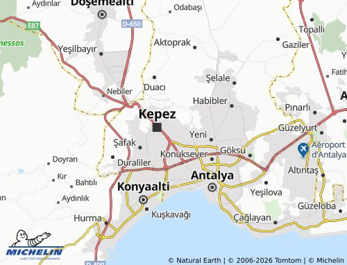 Mappa MICHELIN Erenköy - ViaMichelin