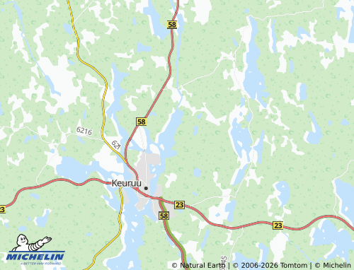 MICHELIN Kelloniemi map - ViaMichelin
