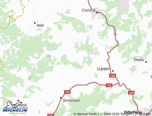 Mappa MICHELIN Cehețel - ViaMichelin