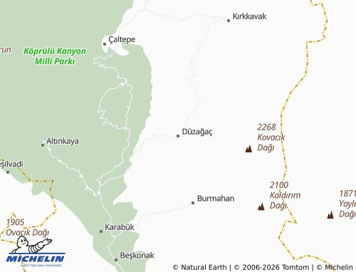 Mappa MICHELIN Düzağaç - ViaMichelin