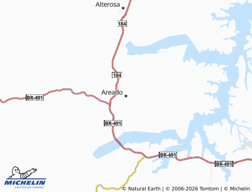 Mappa MICHELIN Areado - ViaMichelin