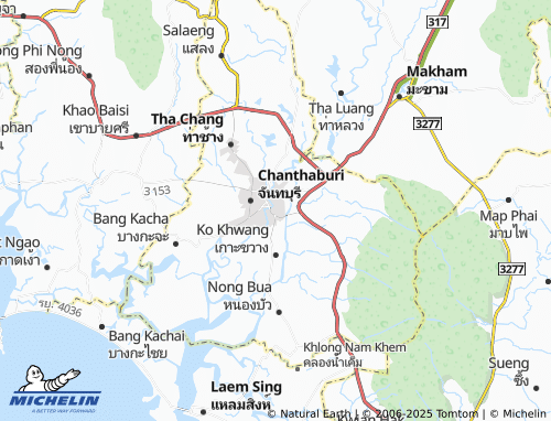 MICHELIN Chanthanimit map - ViaMichelin