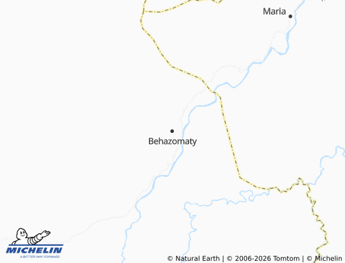 MICHELIN Behazomaty map - ViaMichelin