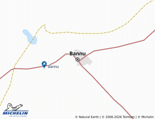 Carte MICHELIN Bannu - ViaMichelin