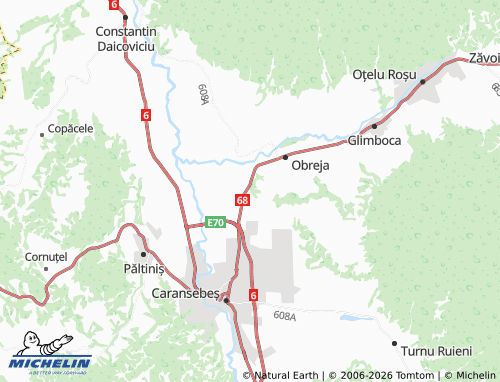 MICHELIN Iaz map - ViaMichelin