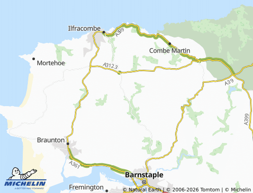 Kaart MICHELIN Bittadon - ViaMichelin