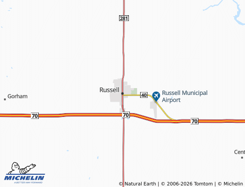 Mappa MICHELIN Russell - ViaMichelin