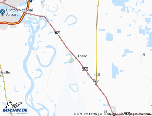 Mappa MICHELIN Toltec - ViaMichelin