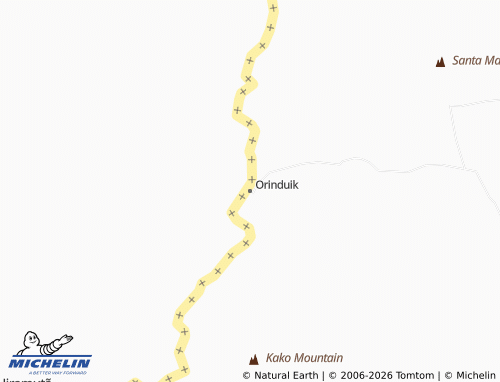 Mappa MICHELIN Orinduik - ViaMichelin