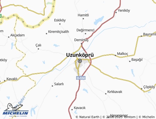 MICHELIN Rızaefendi map - ViaMichelin