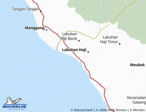 MICHELIN Padang Baru map - ViaMichelin