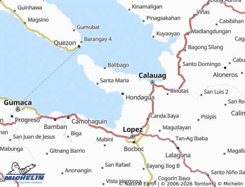 MICHELIN Hondagua map - ViaMichelin