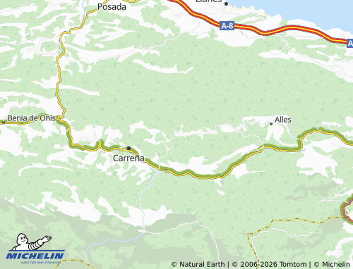 MICHELIN-Landkarte Arangas - ViaMichelin