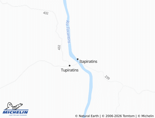 MICHELIN Itapiratins map - ViaMichelin