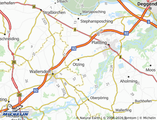 Mappa MICHELIN Otzing - ViaMichelin