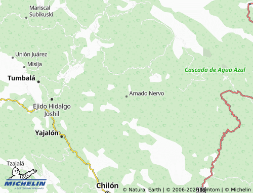 MICHELIN Amado Nervo map - ViaMichelin