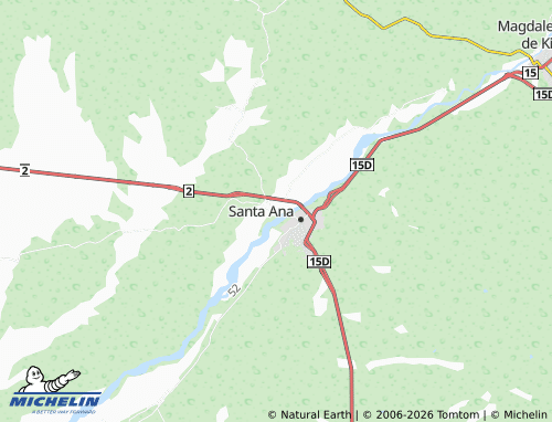 Mapa MICHELIN Santa Ana Viejo - ViaMichelin