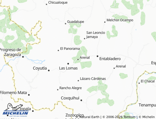 Mappa MICHELIN Arenal - ViaMichelin