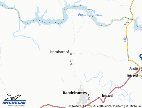 Mapa MICHELIN Itambaracá - ViaMichelin