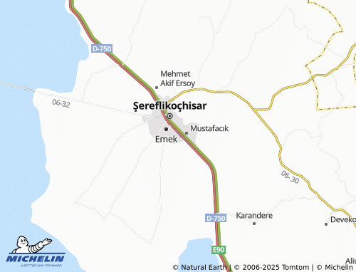MICHELIN Cumhuriyet map - ViaMichelin