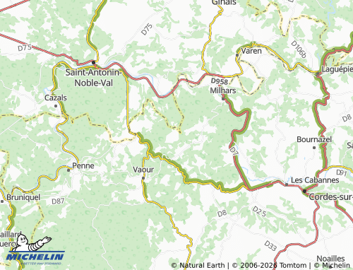 Mappa MICHELIN Roussayrolles - ViaMichelin