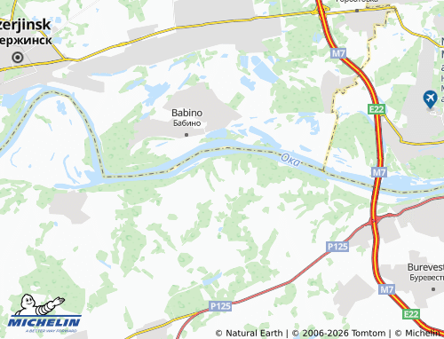 MICHELIN-Landkarte Olenino - ViaMichelin