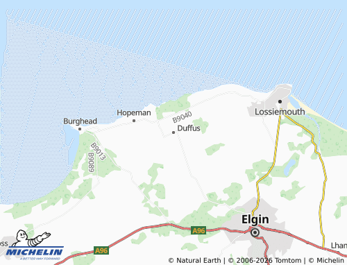 Mappa MICHELIN Duffus - ViaMichelin