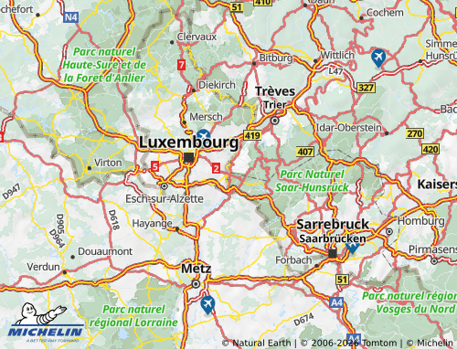 MICHELIN-Landkarte Remich - ViaMichelin