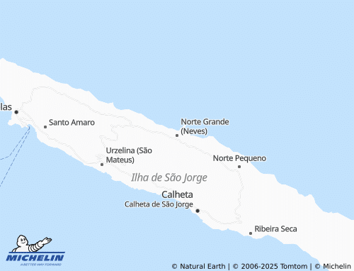 MICHELIN Norte Grande (Neves) map - ViaMichelin