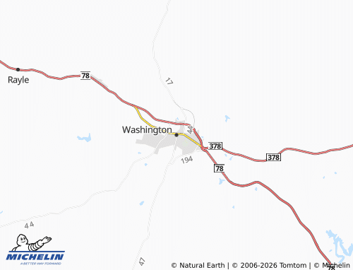 Mapa MICHELIN Washington - ViaMichelin