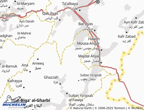 Kaart MICHELIN al-Jazeerah - ViaMichelin