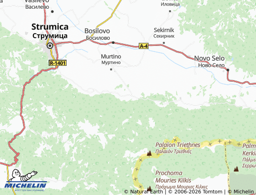 MICHELIN Bansko map - ViaMichelin