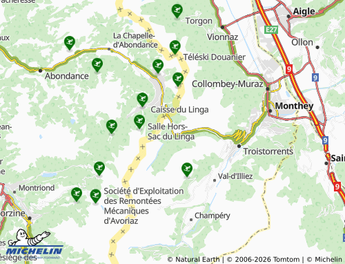 Mapa MICHELIN Morgins - ViaMichelin