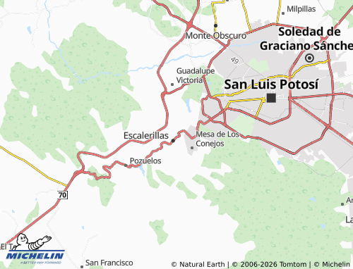 Mappa MICHELIN Revolución Escalerillas - ViaMichelin