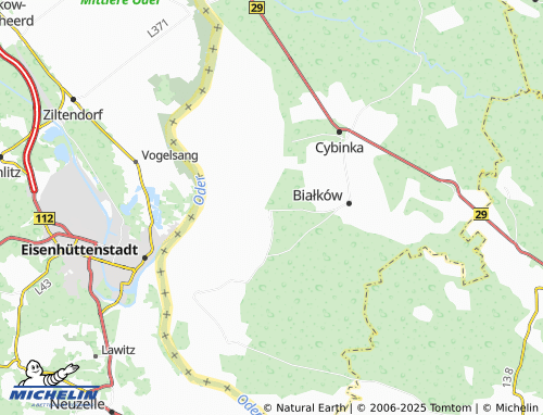 MICHELIN Grzmiąca map - ViaMichelin