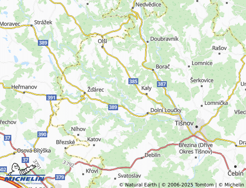 Carte MICHELIN Vrbka - ViaMichelin