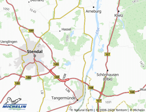 MICHELIN Staffelde map - ViaMichelin