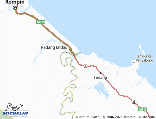 MICHELIN Taman Sri Fajar map - ViaMichelin